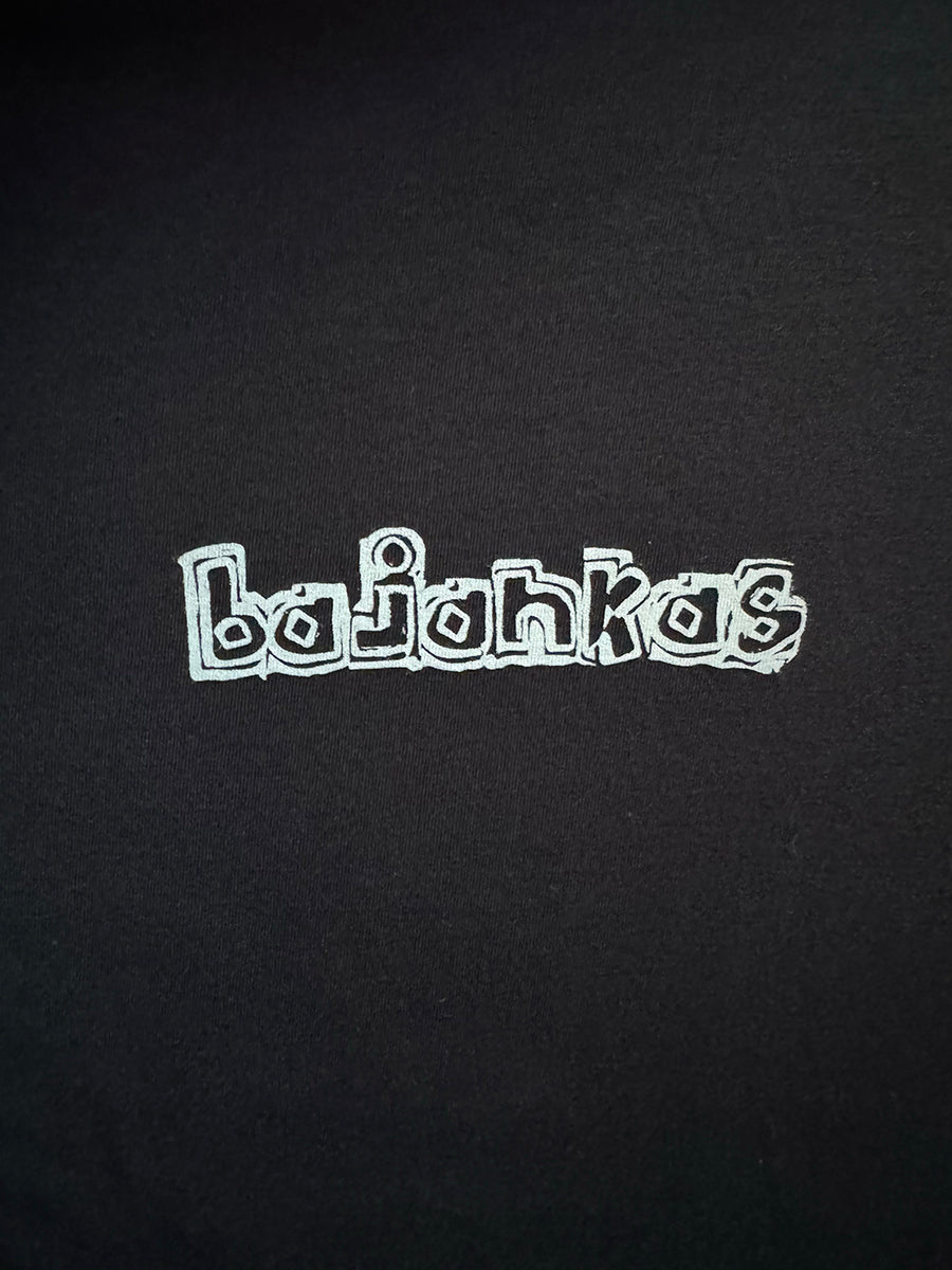 Bajankas upcycle logo t shirt in black